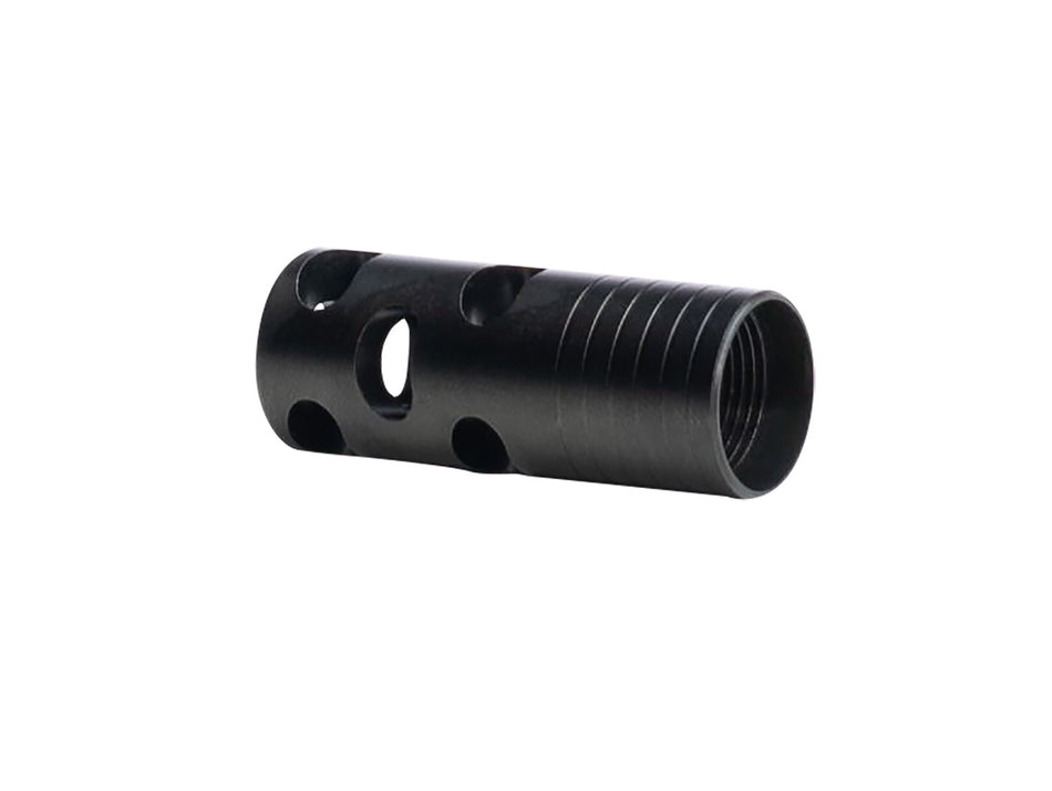Seekins Precision 0010400078-F Havak Muzzle Device Black Melonite Steel 5/8"x24 Threads