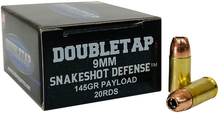 DoubleTap SnakeShot 9mm Luger / Parabellum 145 gr JHP ammo