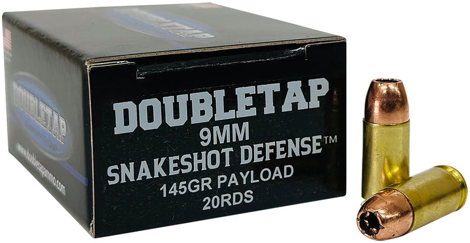 DoubleTap SnakeShot 9mm Luger / Parabellum 145 gr JHP ammo