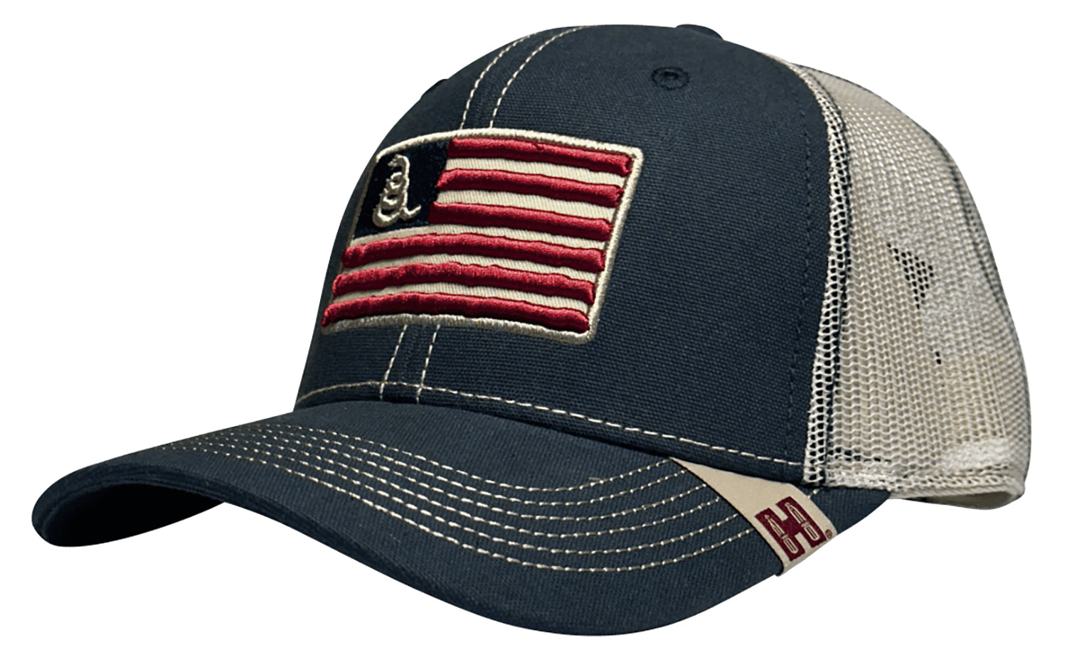 Hornady Gear 33310 Trucker Cap Navy with Gadsden Flag