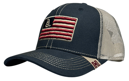 Hornady Gear 33310 Trucker Cap Navy with Gadsden Flag