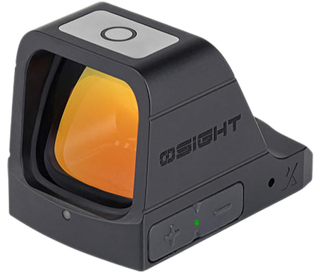 Osight X Black Anodized 1x Red Dot Sight 3 MOA Dot and 32 MOA Circle Reticle