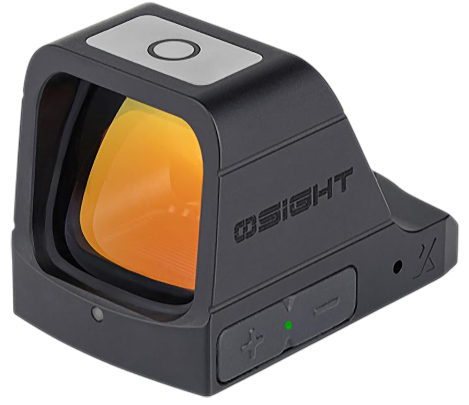 Osight X Black Anodized 1x Red Dot Sight 3 MOA Dot and 32 MOA Circle Reticle