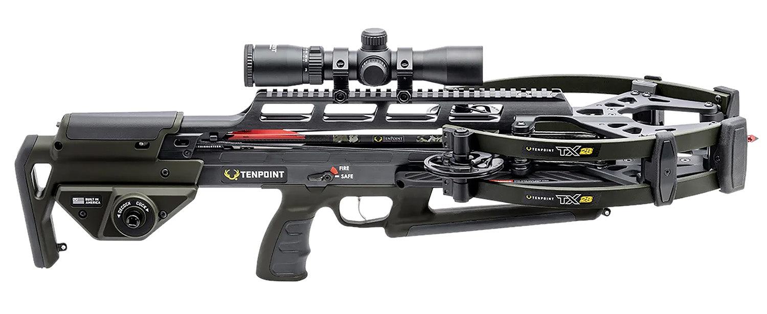 Tenpoint CB250041849 TX28 Moss Green Crossbow Draw Weight 250 28 Inch Long