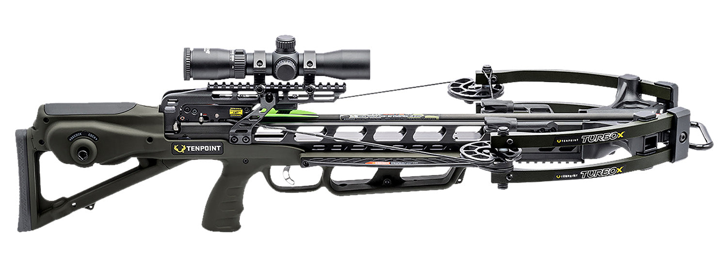 Tenpoint CB250201549 Turbox Moss Green Crossbow Draw Weight 230 33.25 Inch Long