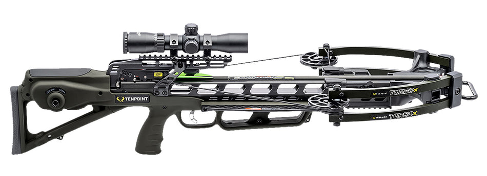 Tenpoint CB250201549 Turbox Moss Green Crossbow Draw Weight 230 33.25 Inch Long