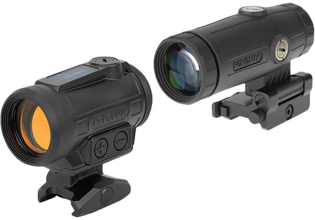 Holosun ARO Evo SPR Black 1x 2 MOA Red Dot Sight with HM3X Magnifier