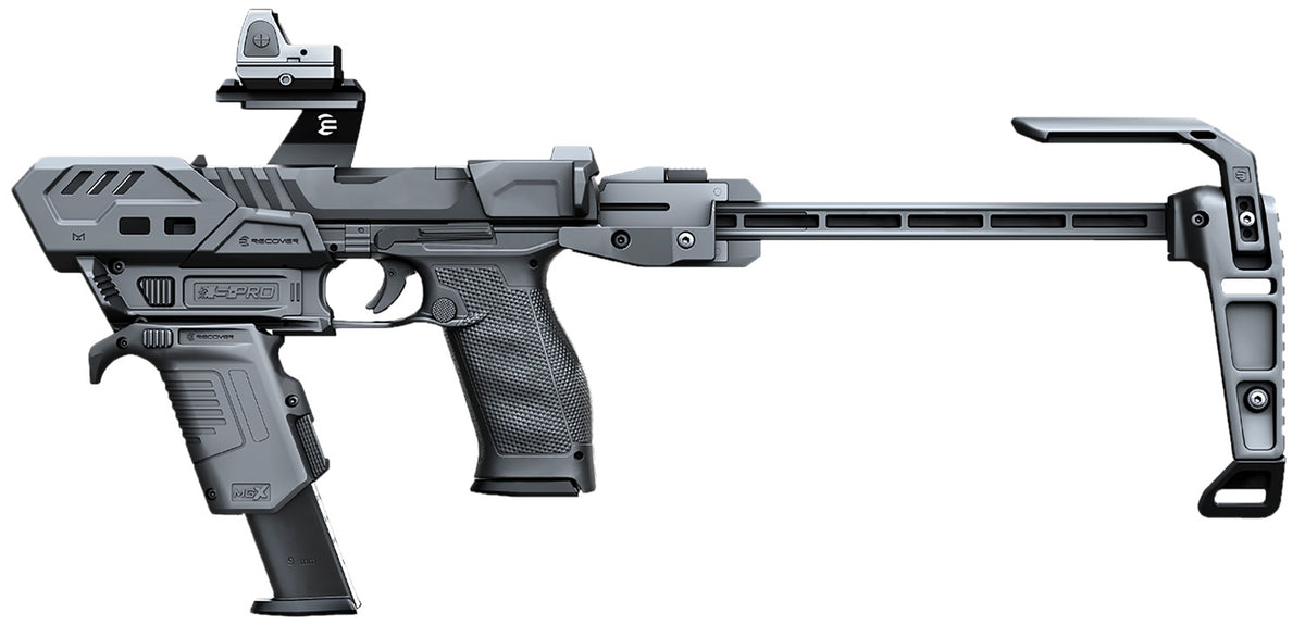 Recover Tactical SPROPDPGB01 S-Pro MG Pistol Conversion Kit for Walther PDP Black