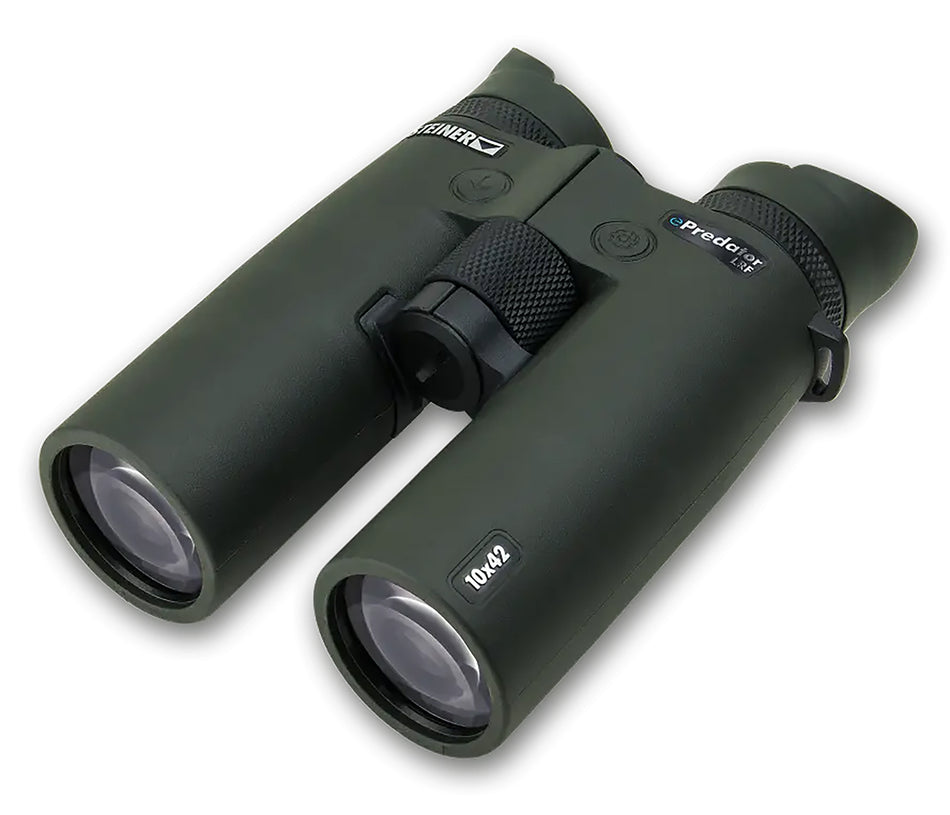 Steiner 2060 ePredator LRF 10x42mm Laser Rangefinder Binocular, Fast-Close Focus, Black