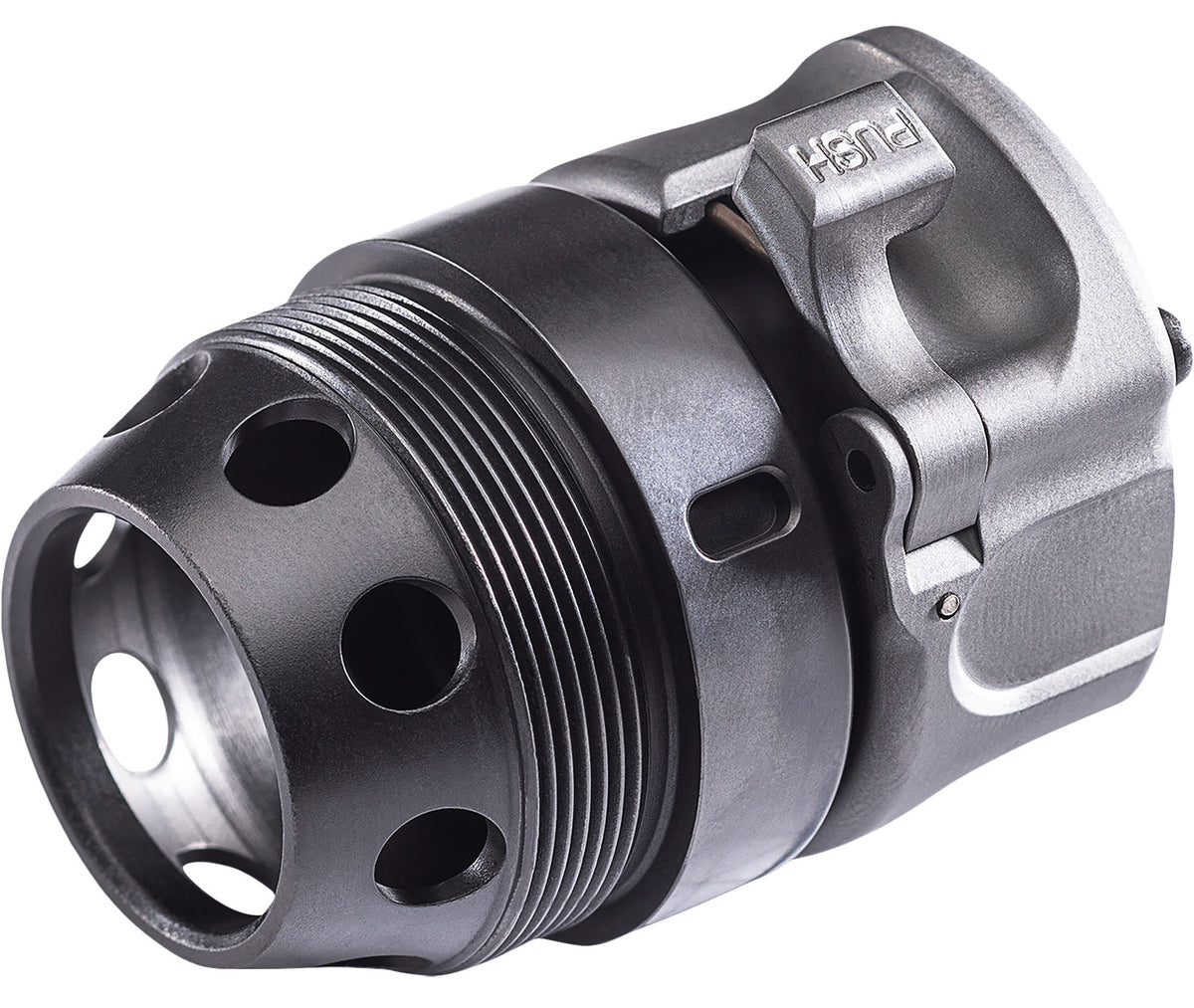 SureFire HUBFA556BK Fast-Attach Hub 5.56mm 1-3/8"x24 Stainless Steel Black Nitride Suppressor Mount