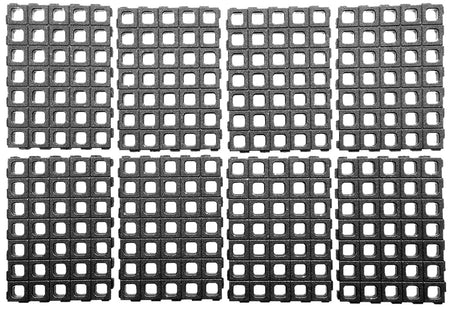 Magpul MAG1500-BLK DAKA Grid Organizer Black Polypropylene Panel