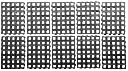 Magpul MAG1501-BLK DAKA Grid Organizer Black Polypropylene Panel