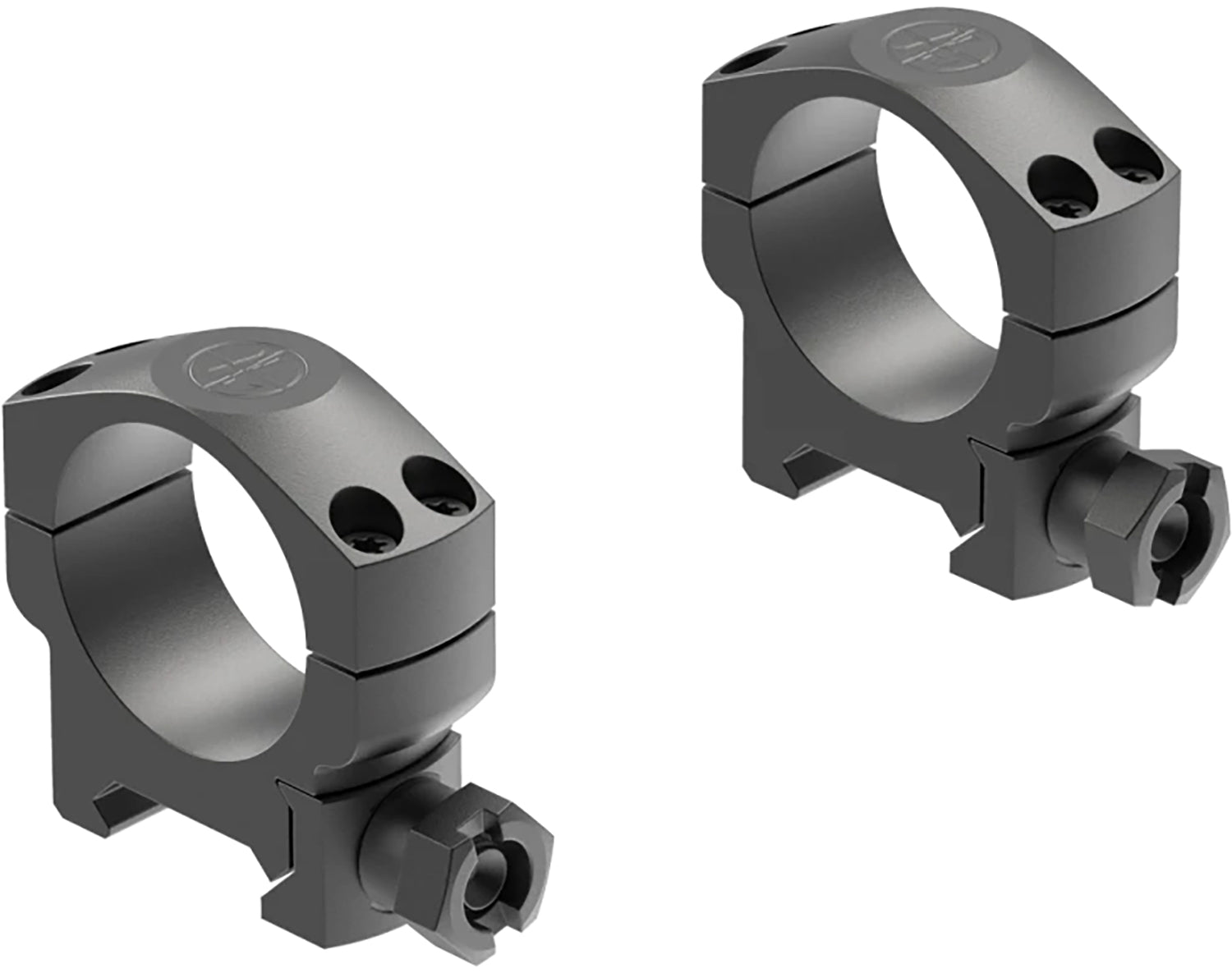 Leupold 57398 Mark 4 Cross-Slot Picatinny Mount 30mm Tube Medium Black Aluminum