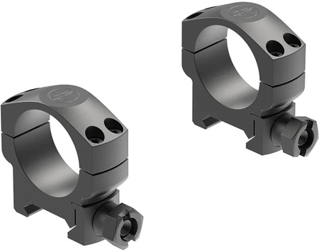 Leupold 57398 Mark 4 Cross-Slot Picatinny Mount 30mm Tube Medium Black Aluminum