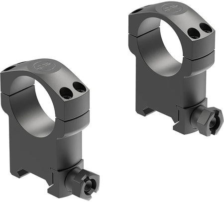Leupold 57555 Mark 4 Cross-Slot Picatinny Mount 30mm Tube Super High Black Aluminum