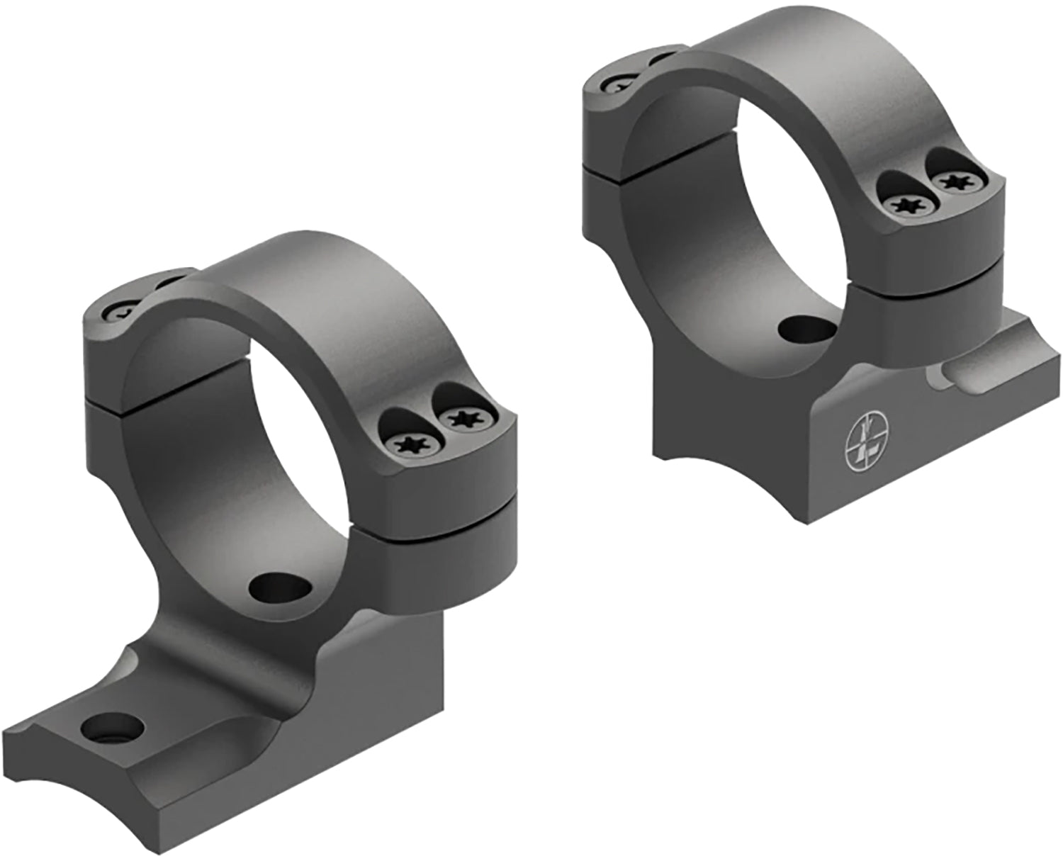 Leupold 177140 BackCountry 30mm Tube Ring Mount Black Aluminum for Savage 10/110 Round Receiver
