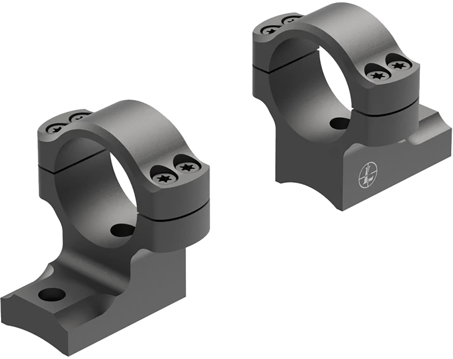 Leupold 177142 BackCountry 1" Tube Medium Ring Mount Black 7075 T-6 Aluminum Winchester XPR