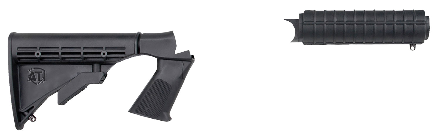Advanced Technology HRN4100 Shotforce Pistol Grip Stock Package Black Synthetic with Ribbed Forend for H&R New England