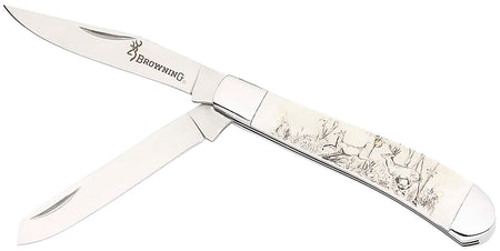 Browning 3220578B Whitetail Trapper Folding Knife Box Set