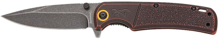 Browning 003220581 Buckmark Slim Wash Folding Knife Orange/Black