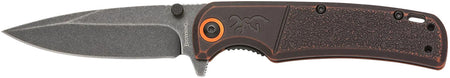 Browning 3220581B Buckmark Slim Wash Knife Orange/Black Box Set