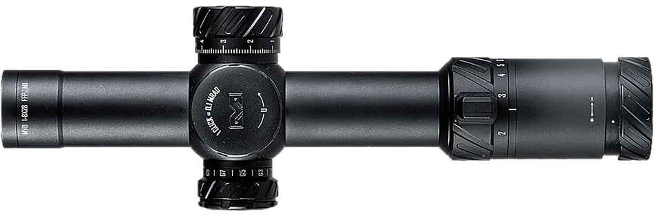 Meprolight USA 901245701 MVO Matte Black Anodized 1-8x28mm 34mm Tube Illuminated M1 MRAD Etched Green/Red Reticle Scope