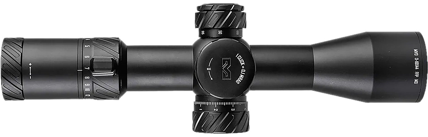 Meprolight USA 901246703 MVO Matte Black Anodized 3-18x44mm 34mm Tube Illuminated M3 MRAD Green/Red Reticle Scope