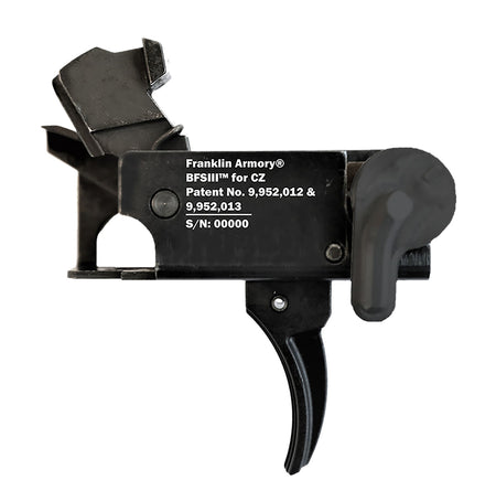 Franklin Armory BFSIII Black Curved Trigger for CZ Scorpion Ambidextrous