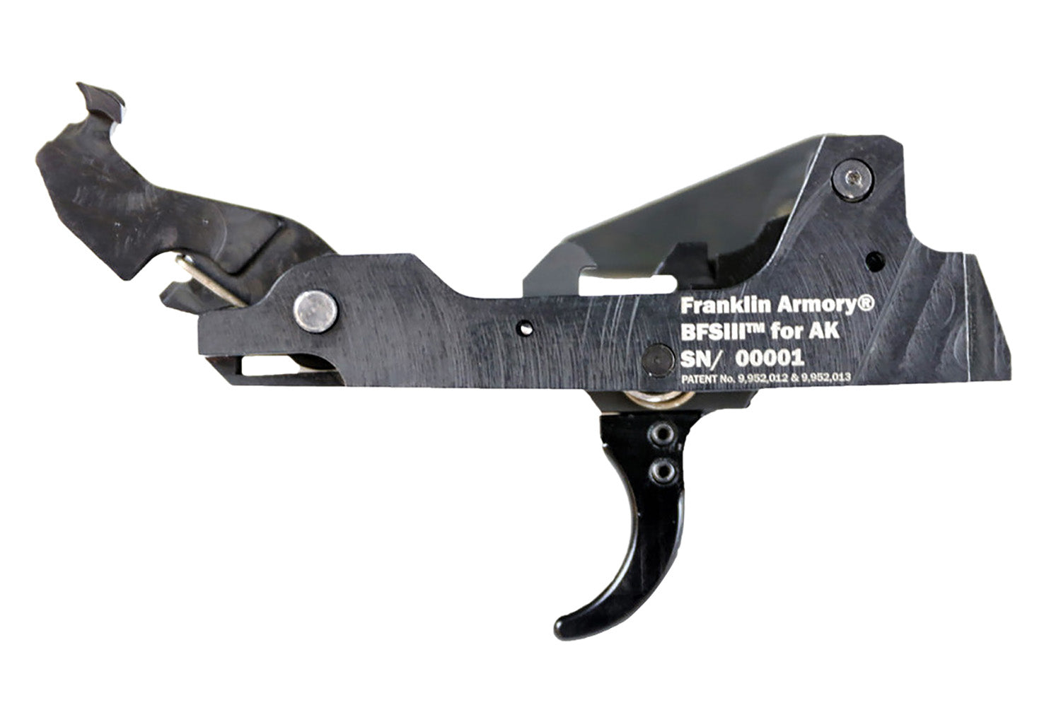 Franklin Armory Binary BFSIII 9mm Black Curved Trigger for AK Platform