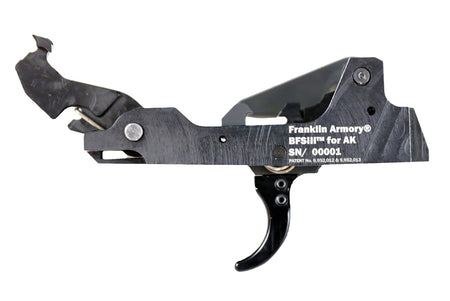 Franklin Armory Binary BFSIII 9mm Black Curved Trigger for AK Platform