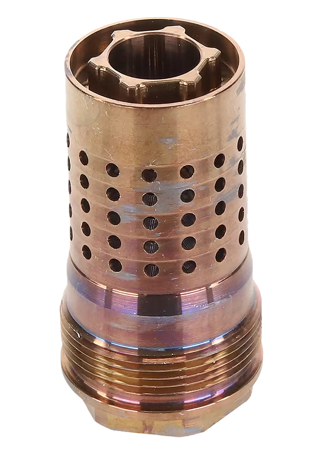Q LLC Cherry Bomb 7.62 Stainless Steel Muzzle Brake 9/16"x24 Threads 1.64" OAL