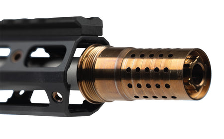 Q LLC Cherry Bomb 8.6 Blackout Steel Muzzle Brake 5/8"x24 Threads 2.27" OAL