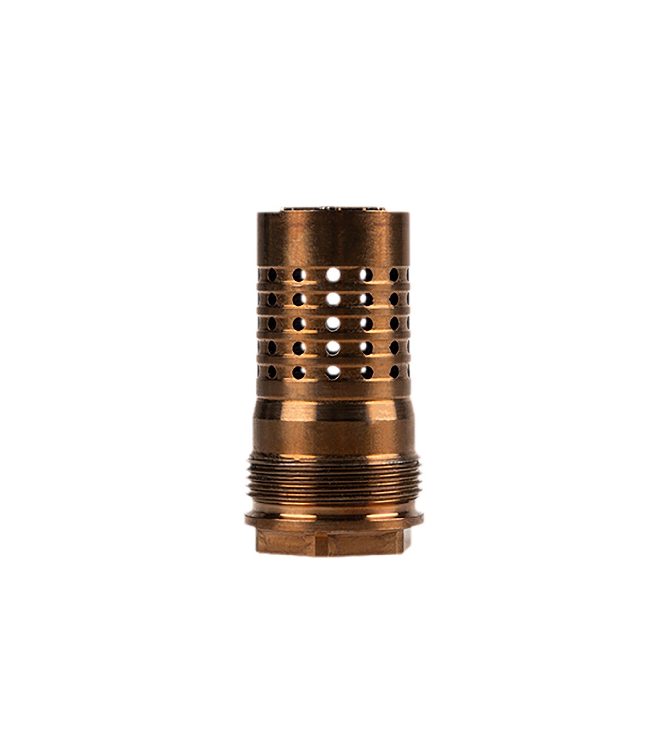 Q LLC Cherry Bomb Rear End Steel Muzzle Brake 1/2"x28 Threads 9mm