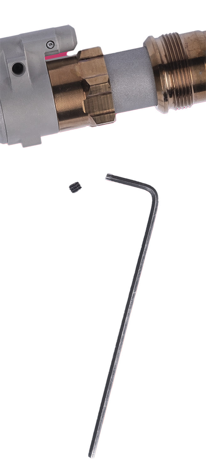 Q LLC Honey Badger Gas Block & Screw Set - Black Oxide Stainless Steel