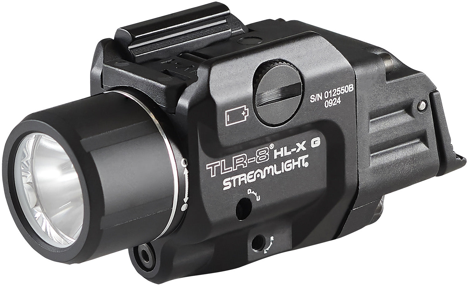 Streamlight 69475 TLR-8 Weapon Light with Green Laser Black Aluminum 1000 Lumens