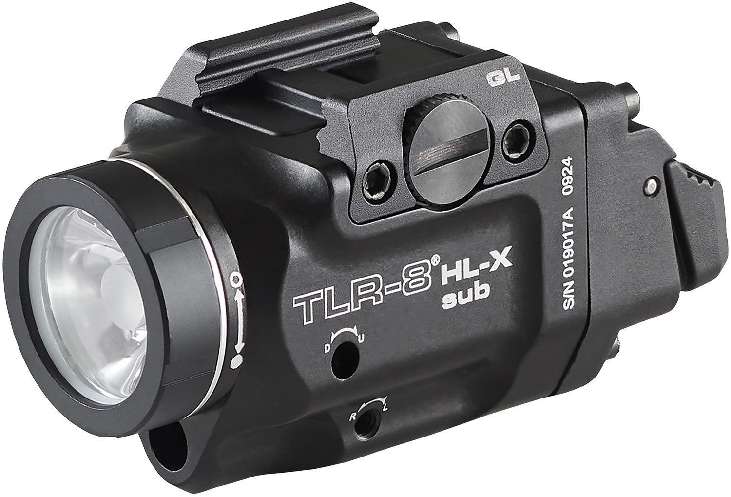 Streamlight 69466 TLR-8 Black Aluminum Glock 43x/48 1,000 Lumen Weapon Light with Red Laser