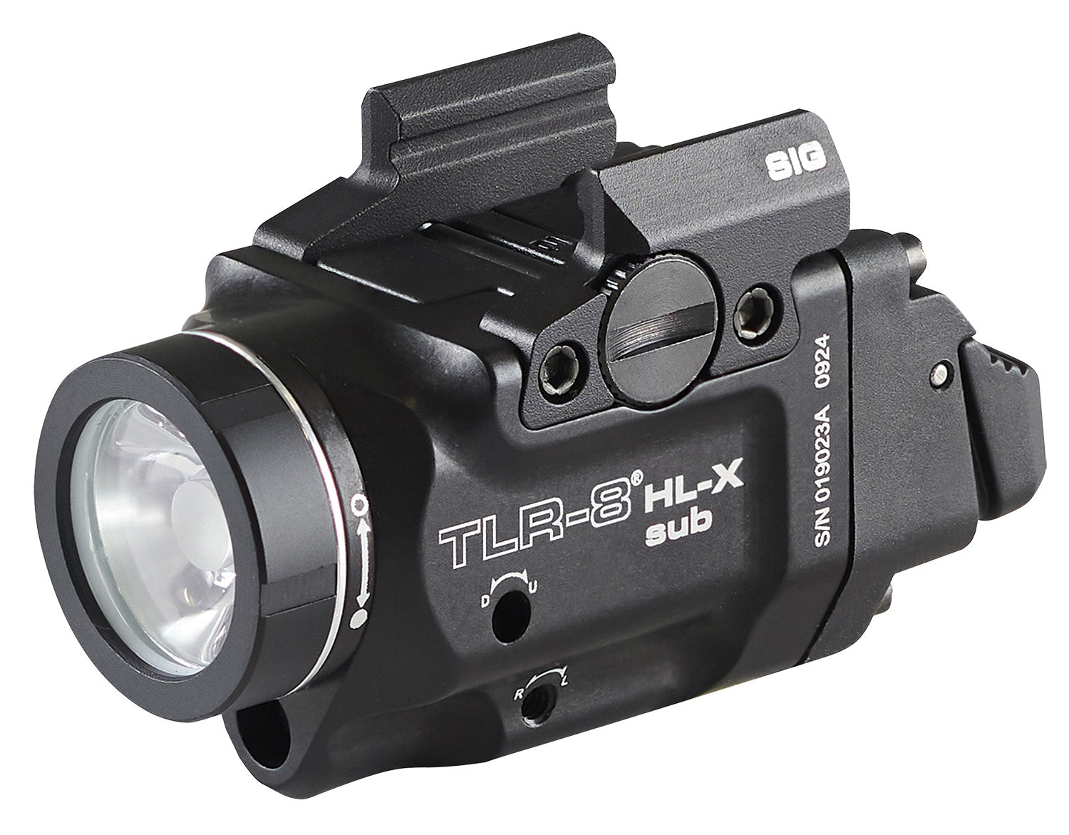 Streamlight 69467 TLR-8 Weapon Light Red Laser Black Aluminum Sig P365/XL 1000 Lumens
