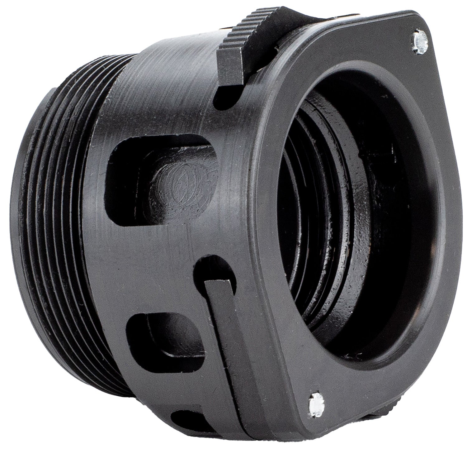 KGM Suppressors A-QDA-DL QD Quick-Detach Suppressor Adapter 1.375"x24 Steel Nitride Black
