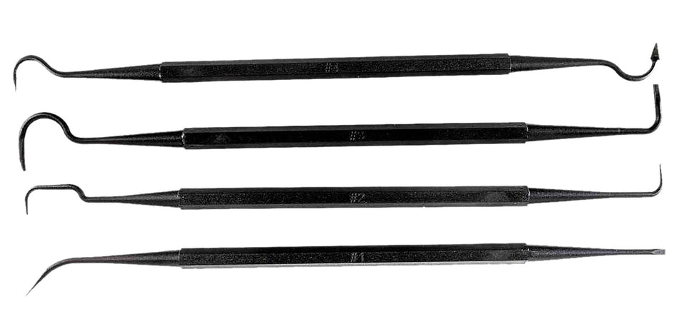 Tapco TAP22015 Gun Cleaning Pick Tool Set Black 4 Pack