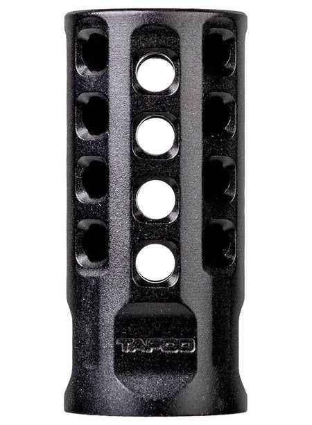 Tapco TAP22004 Muzzle Brake Black Anodized Aluminum 1/2"x28 Threads .920" Diameter 22 LR
