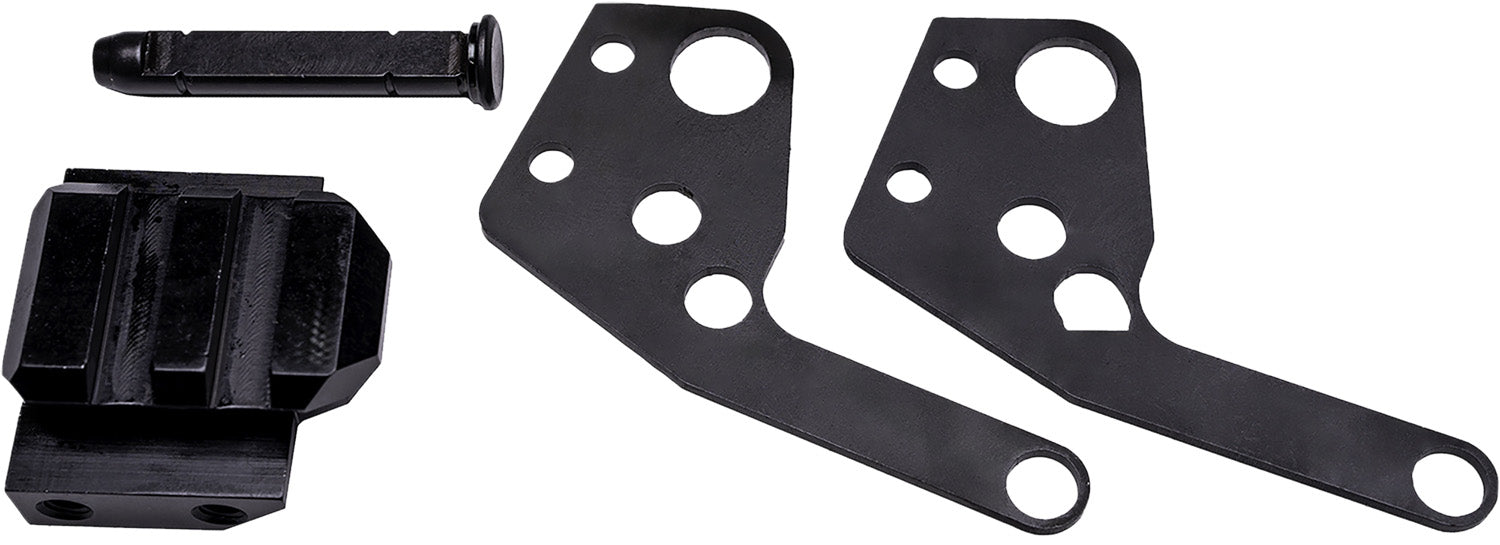 Kel-Tec PLR161570 SU/PLR Picatinny Rail Adapter Black Aluminum with Two Mounting Plates