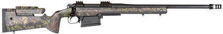 Geissele Automatics 08-538 King Hunter 7mm BC 20" Black Cerakote Threaded Barrel, Black Nitride Receiver w/Picatinny Rail, Geissele Camo Manners Long Range Hunter Carbon Fiber Stock