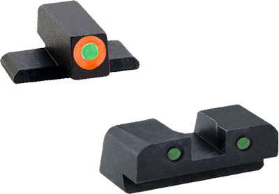 AmeriGlo Spartan Tactical 3-Dot Sights for Springfield XD Green/Green Operator