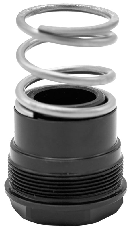 Huxwrx 1836 3-Lug Adapter 9mm 1/2"x28 Steel Black Nitride