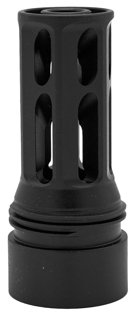Huxwrx 1858 Flash Hider QD 7.62mm M26x1.5 LH Black Muzzle Device