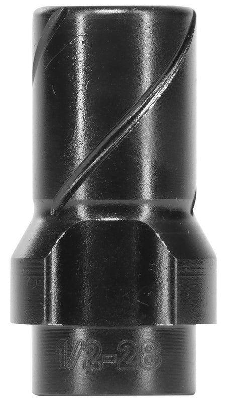 Huxwrx 2291 3-Lug Muzzle Device 9mm 1/2"x28 Black