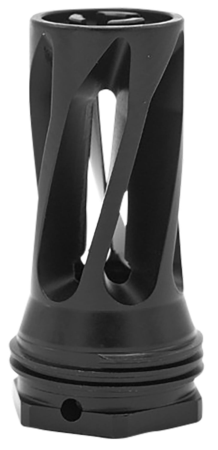 Huxwrx 3098 Flash Hider QD 6mm 5/8"x24 Black Muzzle Device