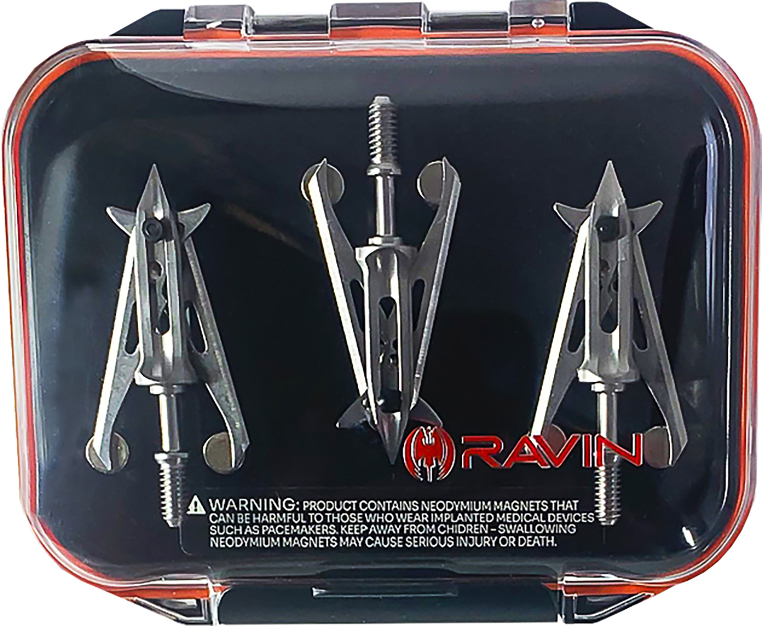 Ravin Crossbows R109 Broadhead Case Black/Clear Magnetic Retention