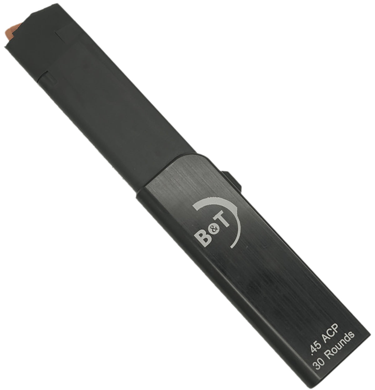 B&T Firearms BT-220599 30rd .45 ACP Magazine Fits APC45-G/SPC45-G Black Polymer