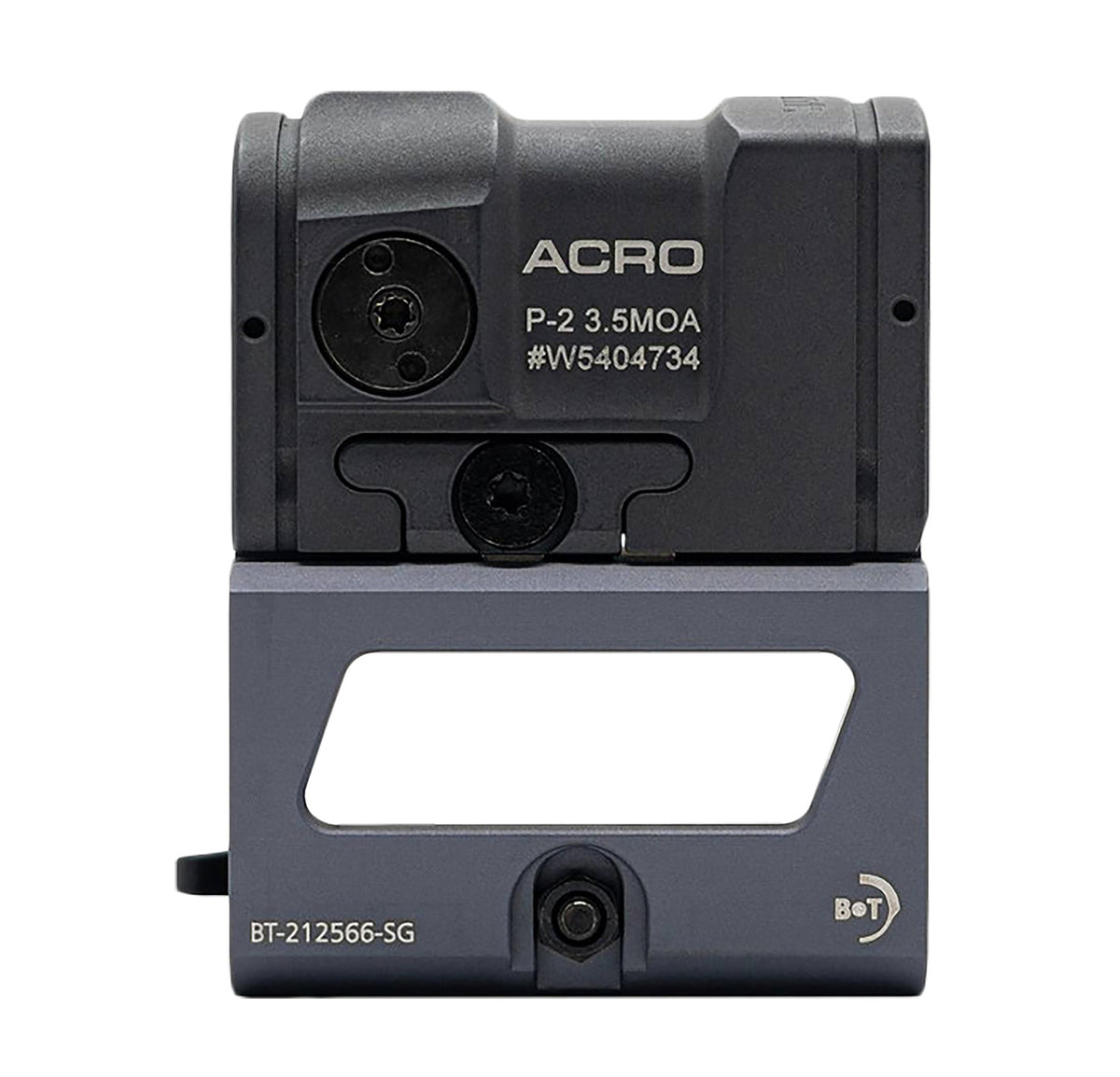 B&T Aimpoint ACRO P-2 Gray 1x 3.5 MOA Red Dot Sight with QD Mount